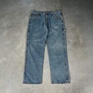 Relaxed Straight Smith's Workwear Carpenter Mens's Denim Jeans Size: 38x34
